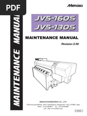 Mimaki Jv5 Maintenance Manual Pdf Printed Circuit Board Pump