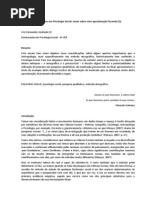 Etnografias Em Psicologia Social