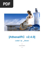 Download Athena IRC Documentation 240 by Johnny Scott SN171964928 doc pdf