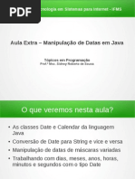 Manipulando Datas