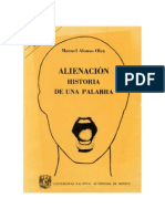  Alonso Olea Manuel Alienacion Historia de Una Palabra 1974