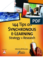 144 Tips on Synchronous e-Learning Strategy + Research