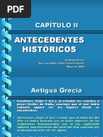 CAPÍTULO II Antecedentes Históricos