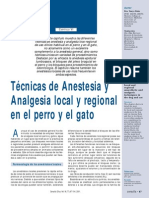 Técnicas de anestesia