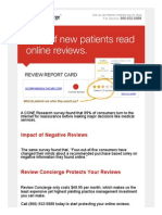 89% of New Patients Read Online Reviews