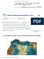 4 Coisas Surpreendentes Escondida Na Terra _ Minilua