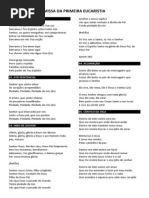 Missa Da Primeira Eucaristia