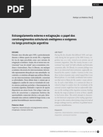 2012 - Cadernos do Desenvolvimento 10 - Estrangulamento Externo e Estagnação