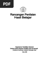 Download Rancangan Penilaian Hasil Belajar - Depdiknas 2008 by Sopyan M Asyari SN172013220 doc pdf