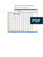 Using Lisrel For Structural Equation Modeling 1. Open Data File in SPSS, and Generate A Correlation Matrix