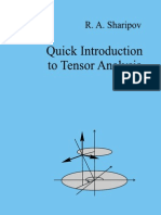 102951 a Quick Introduction to Tensor Analysis R Sharipov