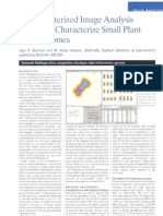 A Computerized Image Analysis System To Characterize Small Plant Chromosomes