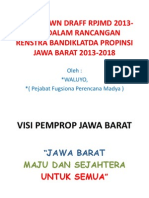 Rancangan Renstra Bandiklatda Propinsi Jawa Barat 2013-2018