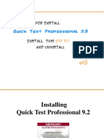 Quick Test Professional 9.5: For Install