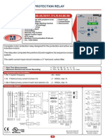 Motor Protection Relay: M M M M M M M M M M M M M M M