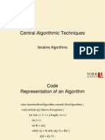 Central Algorithmic Techniques: Iterative Algorithms