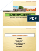 Islamic Management Overview