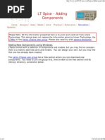 Download LT Spice - Add New Componentspdf by sathkar22 SN172038370 doc pdf