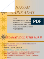 Hukum Waris Adat Power Point