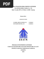 Download LaporanPKPAApotekKFNo278VersailesBSDApotekerISTNbyZulpakorOktobaMBsSN172042095 doc pdf