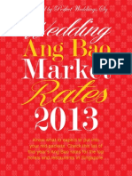 Wedding Ang Bao Rates 2013 by Perfect Weddings - SG