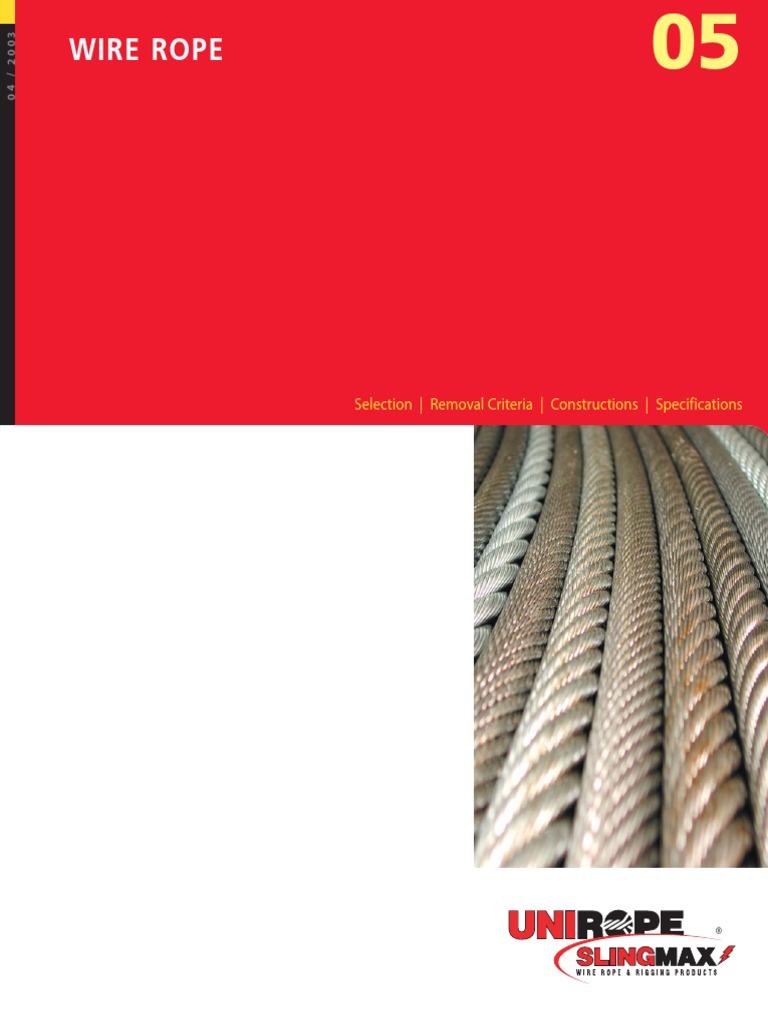 Wire Rope Technical Info | PDF
