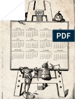 Free Printable 2012 Calendar