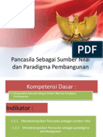 Pancasila Sebaga Isumber Nilai