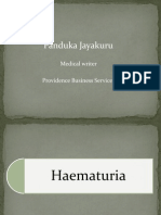 Guide to Haematuria Types, Causes & Initial Investigations