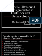 Diagnostic Ultrasound For Postgraduates in Obstetrics