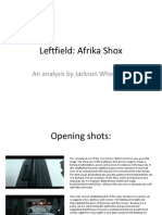 Leftfield: Afrika Shox: An Analysis by Jackson Wheeler