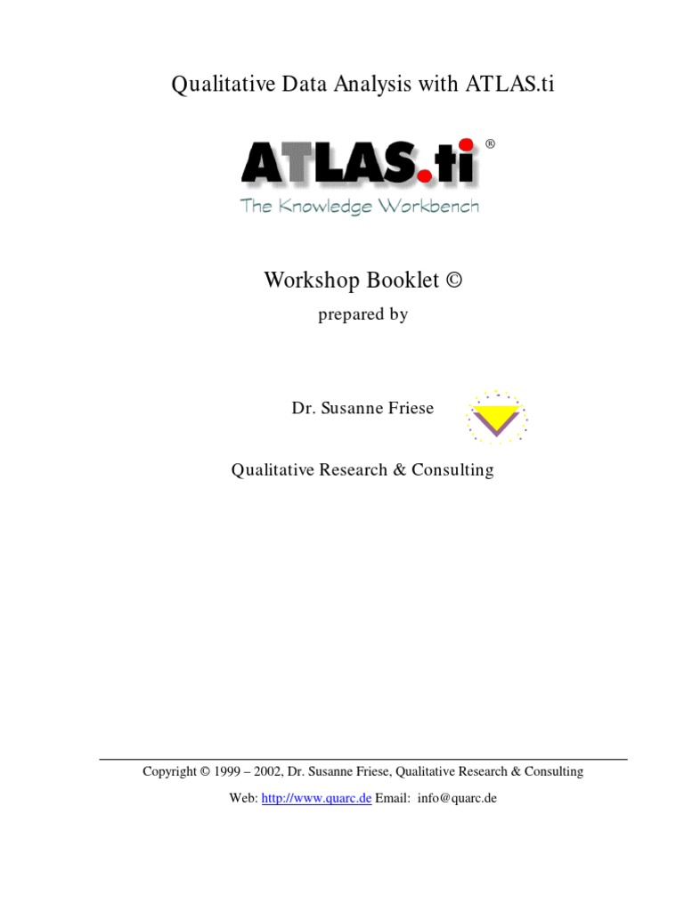 Atlasti Workshop Manual English | PDF