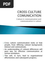 Cross Culture Communication