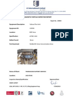 International Limited: Magnetic Particle Inspection Report