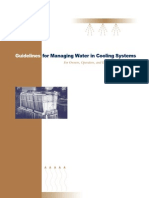 Guidelines for Managing Water in Cooling Systems