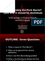 Understanding The Pork Barrel (And Why It Should Be Abolished) by Prof Monsod