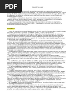 01- COSMETOLOGIA - história, definiç¦o, legislaç¦o e mercado