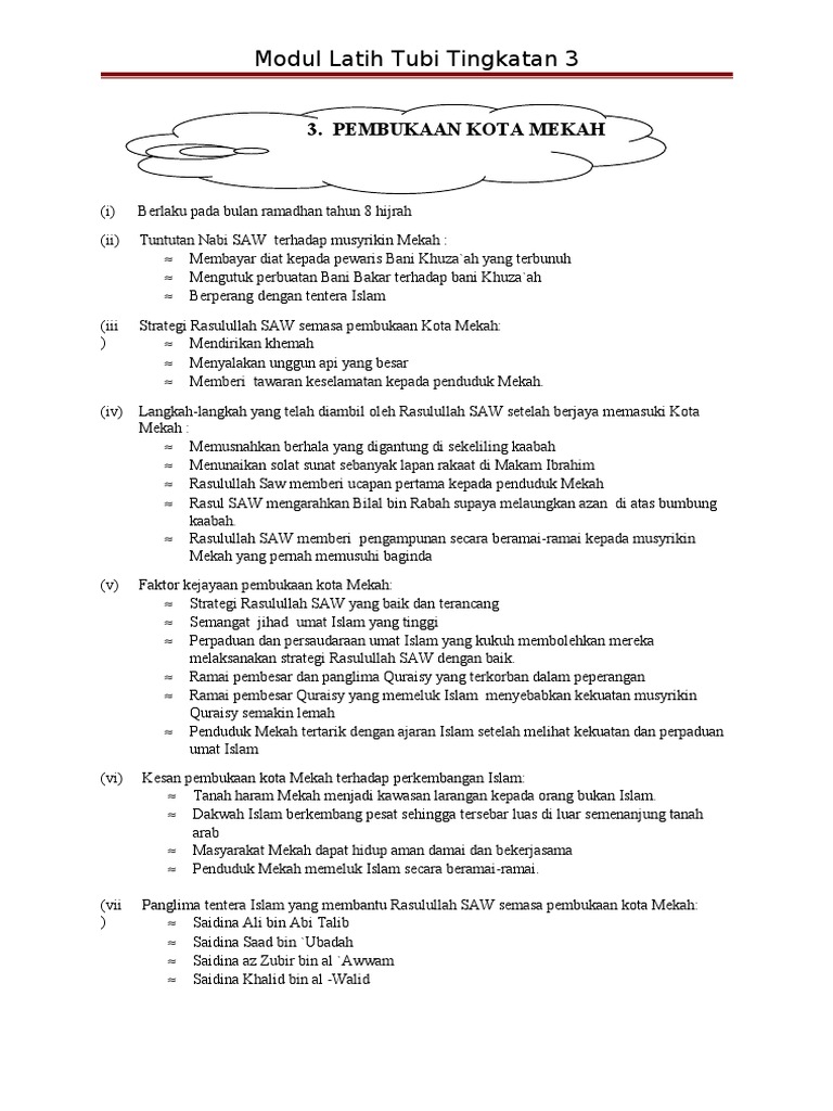 Pembukaan Kota Mekah Pdf