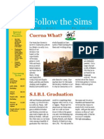 The Sims' Newsletter--March to July, 2009