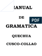 Manual Gramatica Quechua