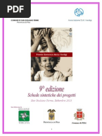 9° edizione, Schede sintetiche dei progetti