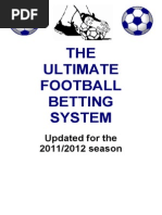 The Ultimate Football Betting Strategy