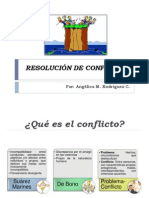 RESOLUCIÓN DE CONFLICTOS