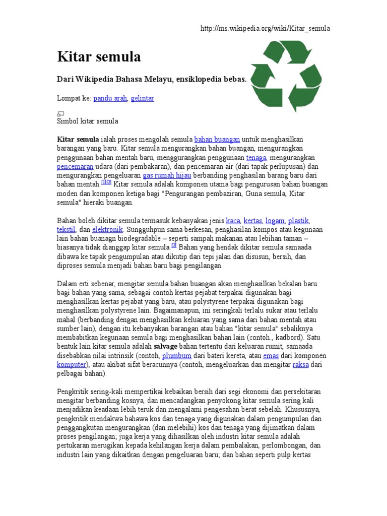 Kitar Semula Pdf