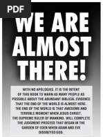 Download WE ARE ALMOST THERE By Harold Camping -- Family Radio by Michael K Dwyer SN17214200 doc pdf