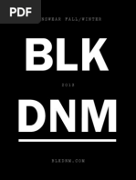 Download BLK DNM MENS FW13 LOOKBOOK by mikeblkdnm SN172147113 doc pdf