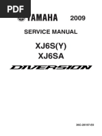 Download Yamaha XJ6 2009 - Service Manual Ingls wwwyamahaclubcombr by fabiokruse SN172151326 doc pdf