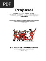 Contoh Proposal Pengajuan Alat Drum Band