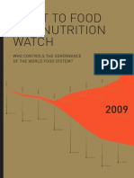 RIGHT TO FOOD AND NUTRITION WATCH - Who controls the governance of the world food system?