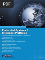 Advantech 2012 Embedded System Intelligent Platforms Product Catalog